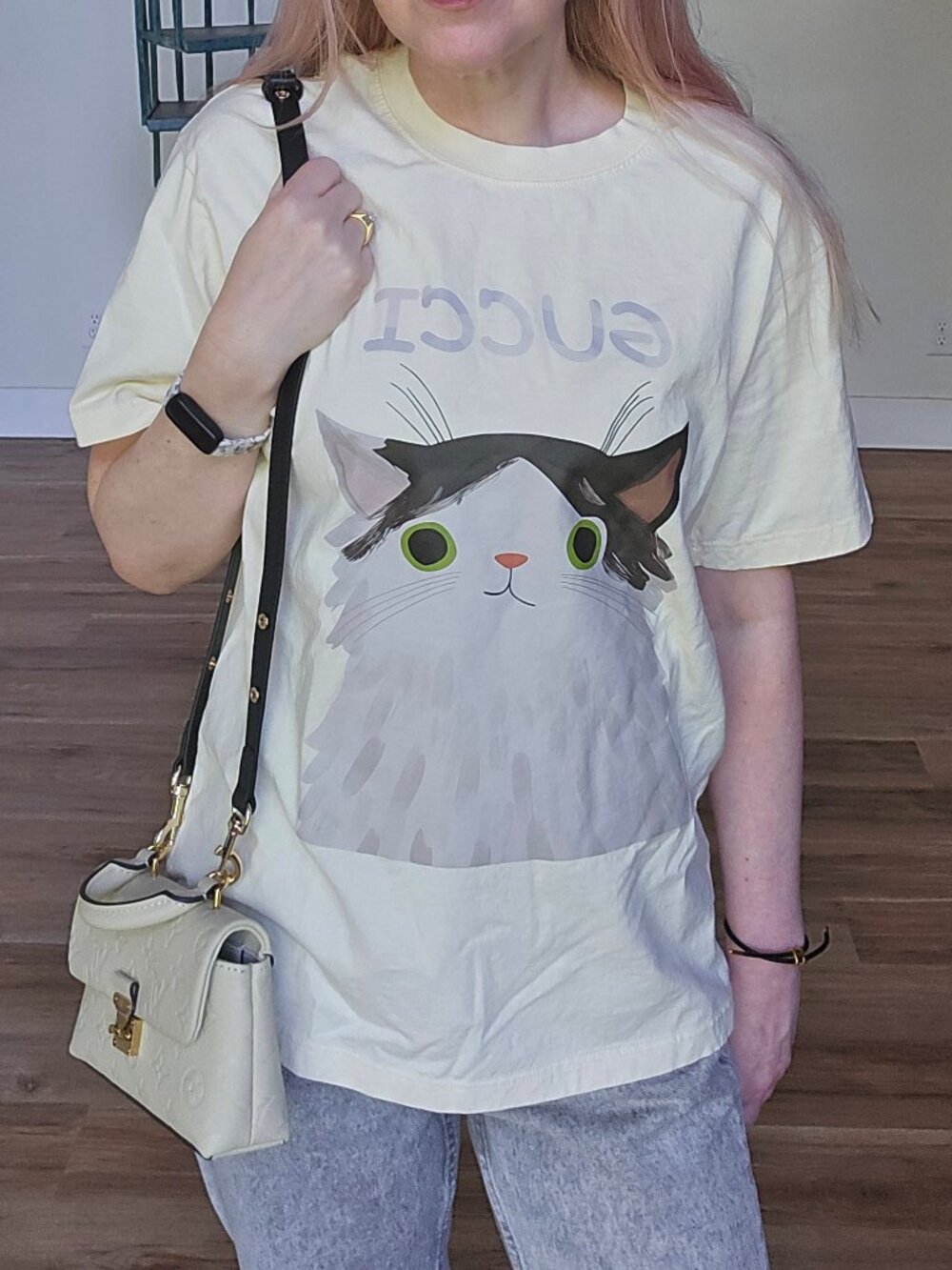 Gucci Cat Tshirt Unisex Small